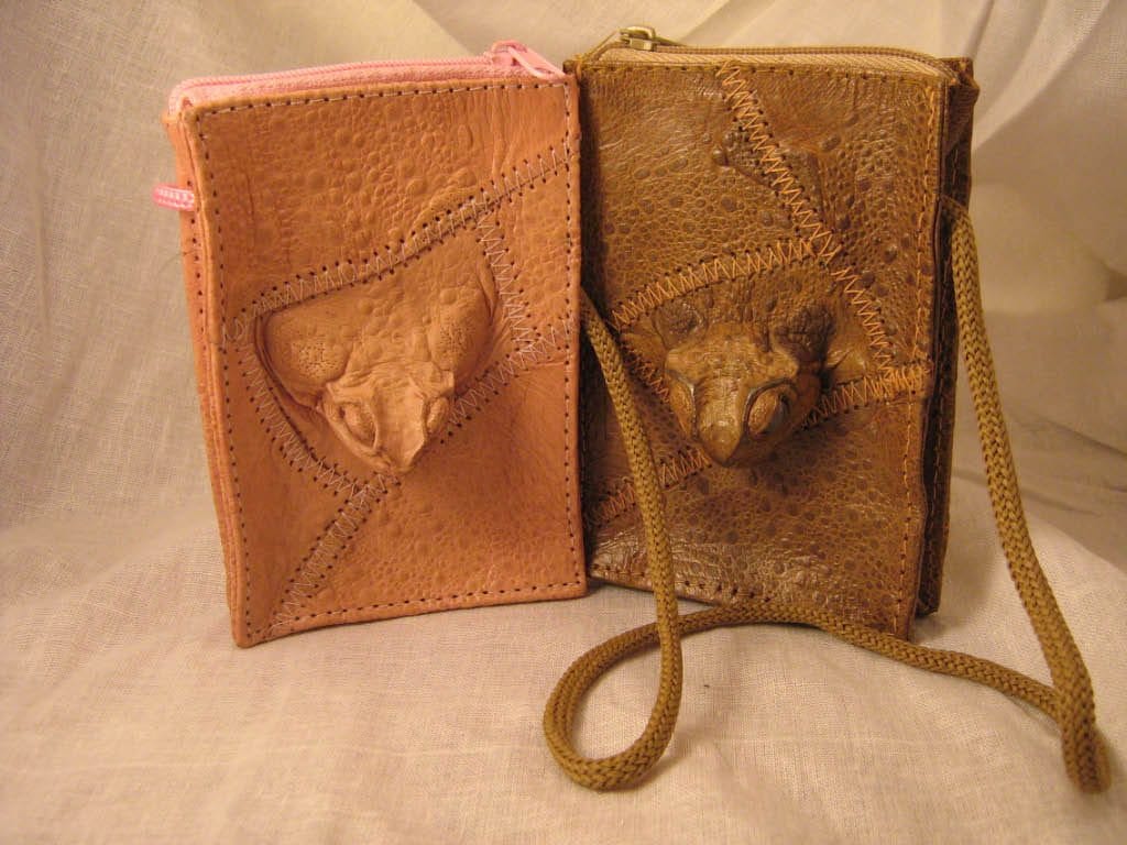 Toad Neck Purses - Random or Straight Cut With Toad Head