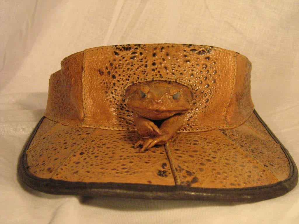 Toad Sun Visor with Toad on Front