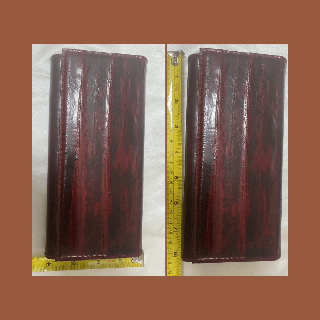 eelskin long wallet